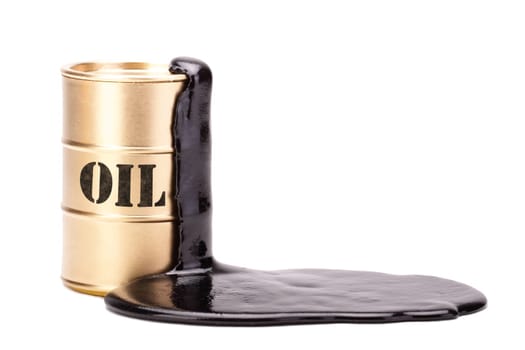 Oil barrel gold 1
