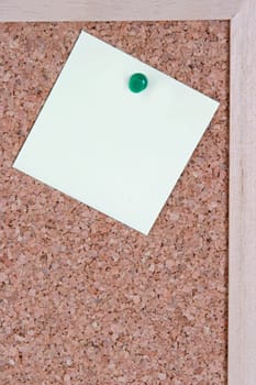 it a postit over a white black ground
