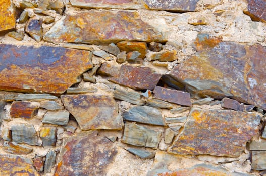 Textures of old stones - used as wallpaper -