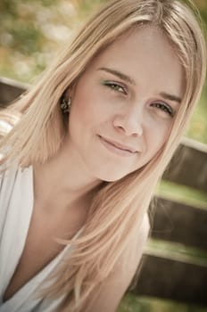 Teenage person portrait
