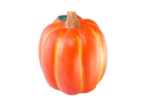 Orange pumpkin isolated on a white background