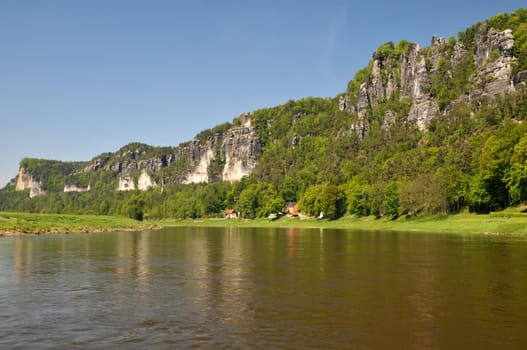 The Elbe near Rathen