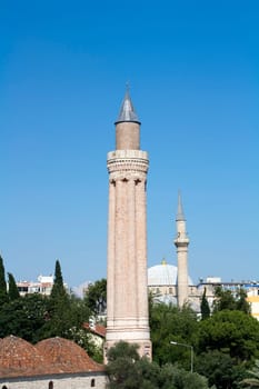 Yivli minaret in Antalya, Turkey