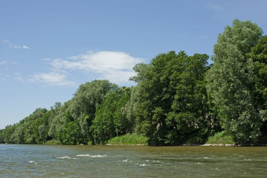 Munich's Isar in spring