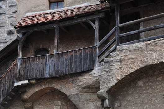 Rothenburg ob der Tauber city wall