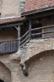 Rothenburg ob der Tauber city wall