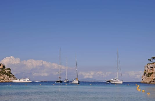 lonely bay in Mallorca