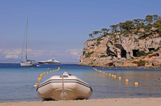 lonely bay in Mallorca