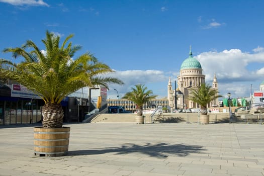 St. Nicholas Church and Potsdam Harbor