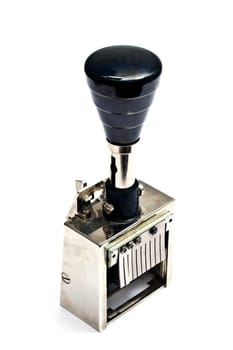 Rubber stamp on white background