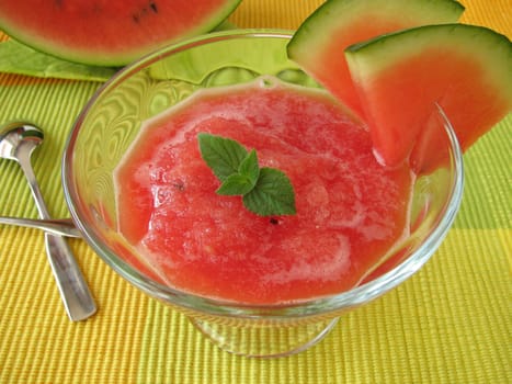 Melon sorbet