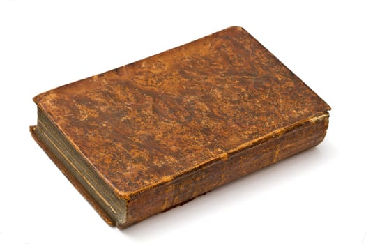 Old book isolated on white background