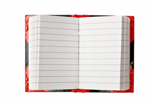Note book with blank lined paper