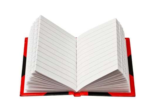 Note book with blank lined paper