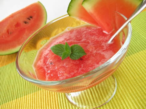Melon sorbet