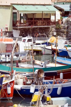 small fishing village in riviera Ligure