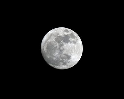 Full Moon, taken from Barcelona on March 18, 2011