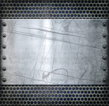 old dirty and grungy plate metal background
