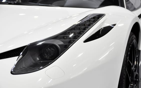 Detail of a Ferrari 458 Italia