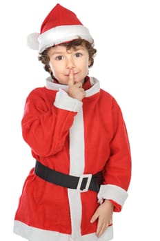 Photo of an adorable boy in christmas