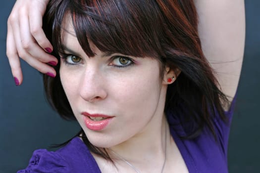 The look with green eyes