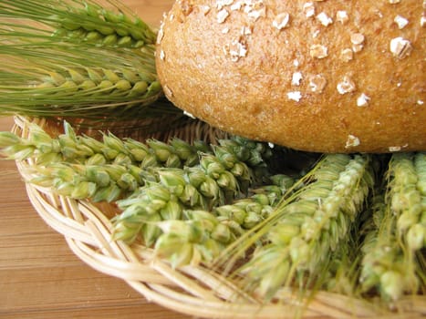 Wholemeal bread and cereals