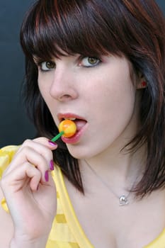 A sweet lollipop