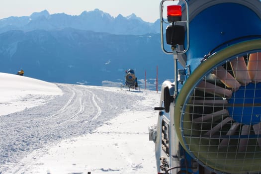 Snowmachine Austrian Alps