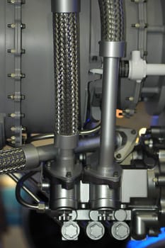 hydraulic pipes and valves used in the aviation industry