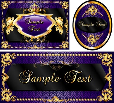 Vector Illustration of banner, poster or card templates.