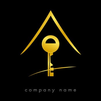 Logotype for real estate, agency