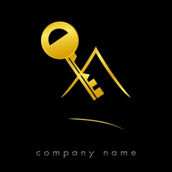 Logotype for real estate, agency