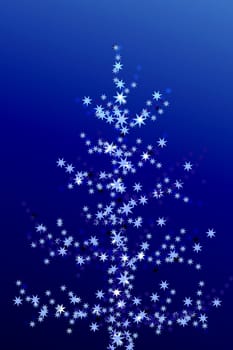 Christmas tree traditional without isolated without background