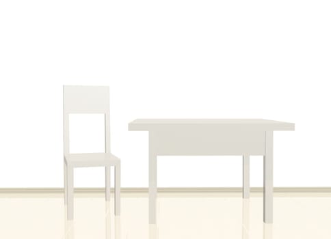 table and chairs