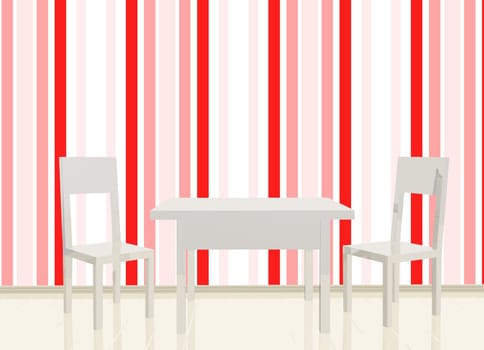 table and chairs
