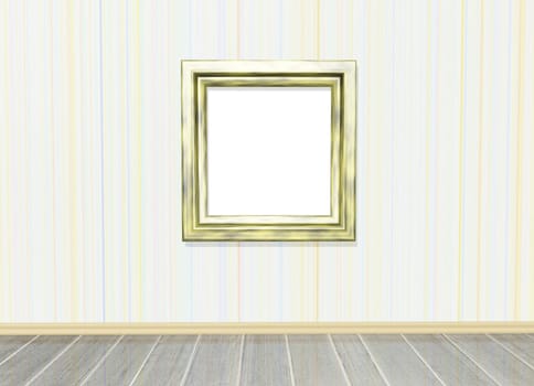 room with picture frame