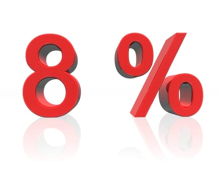 8 percent
