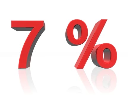 7 percent