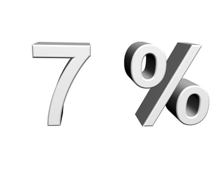 7 percent