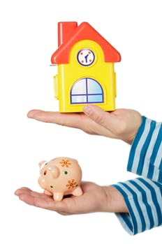 To photo that it represents that the prices of the house raise