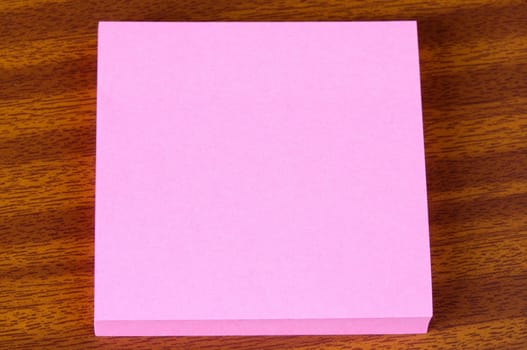a photo of a Post-It on the table