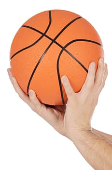 a photo of a Basketball on white background