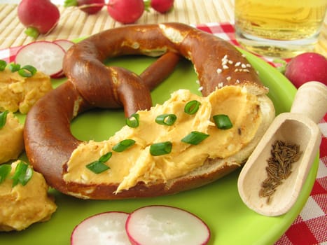 Pretzel with Obazda