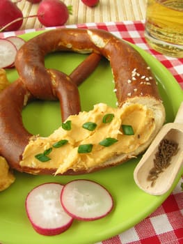 Pretzel with Obazda