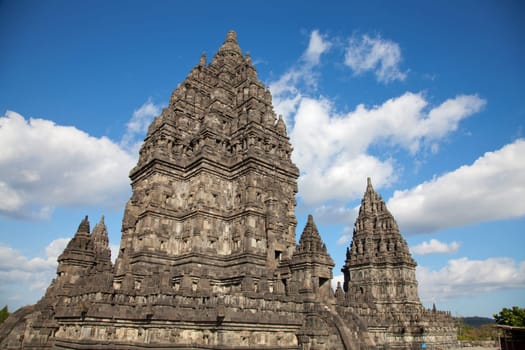 Borobudur temple located close to Yogyakarta in Java Indonesia
