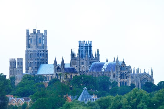 Ely cathedral from a distancce