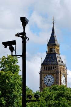 Contrast between democracy and securtry