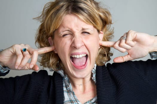 a girl screaming
