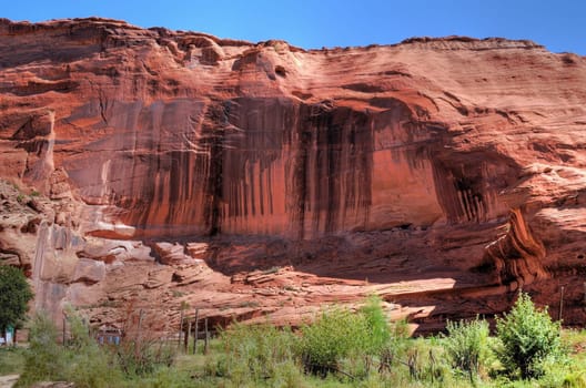 Canyon de Chelly entrance the Navajo nation