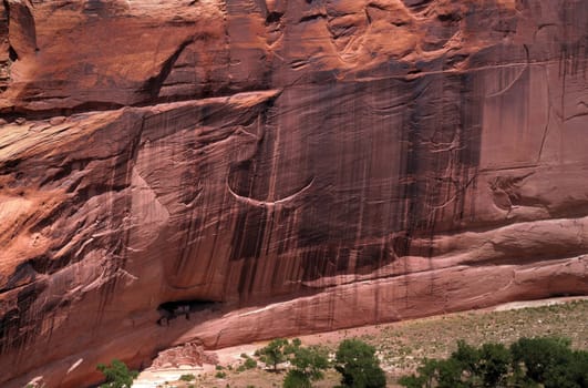 Canyon de Chelly entrance the Navajo nation
